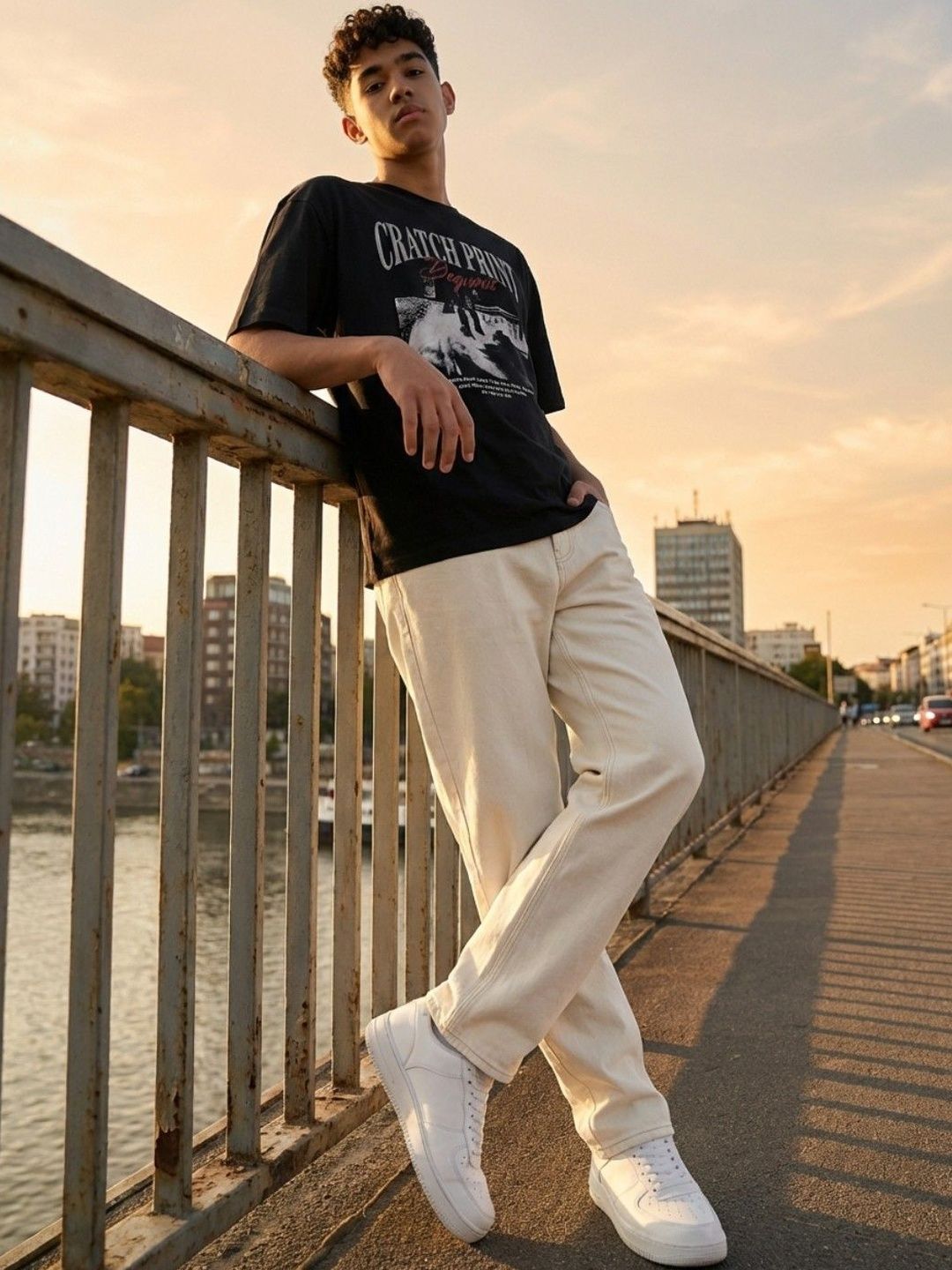 Men Straight Fit Mid-Rise Jeans Encrypt Men Classic Straight Fit Mid-Rise Stretchable Jeans