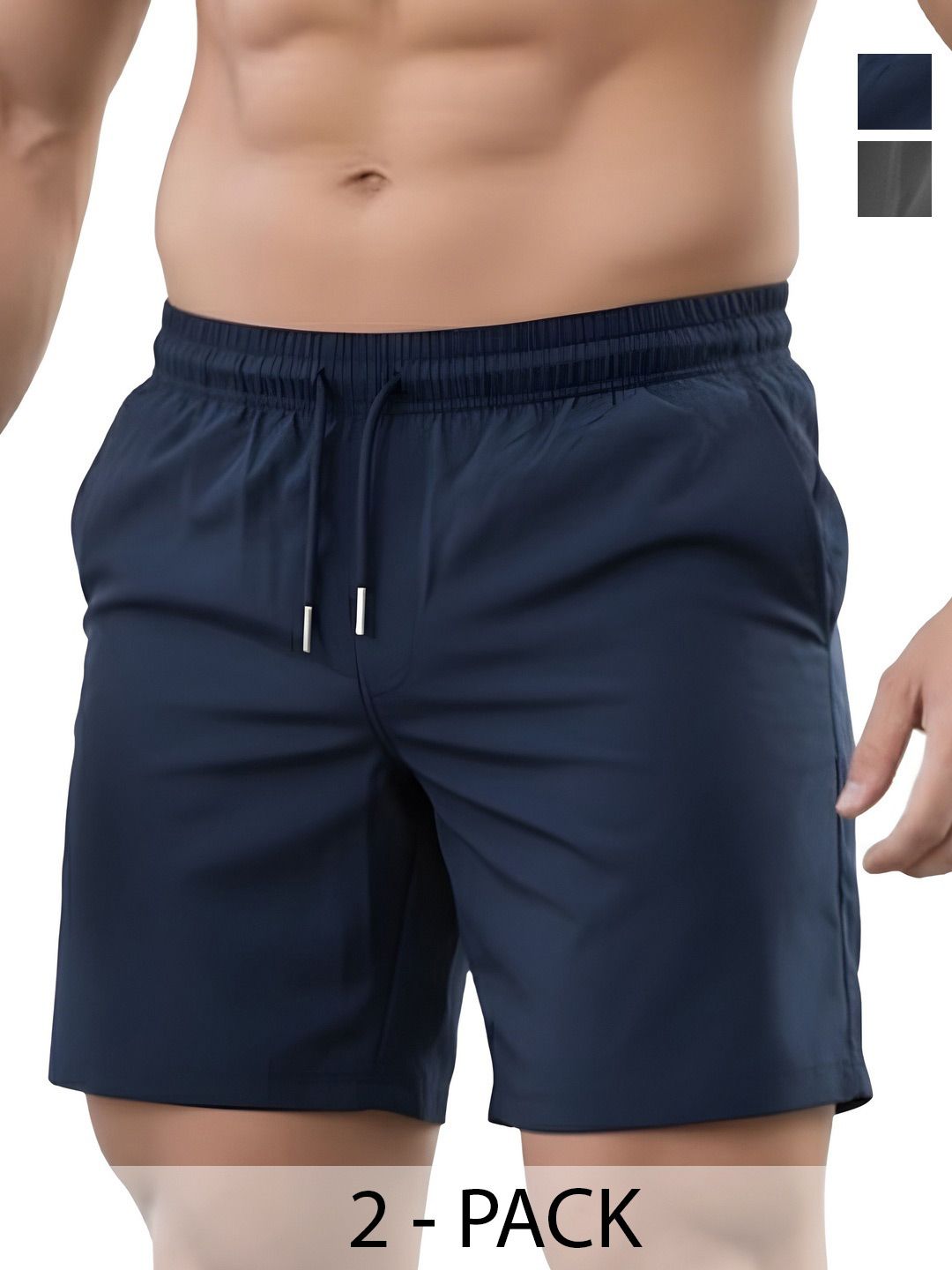 BELTLY Men High-Rise Sports Shorts