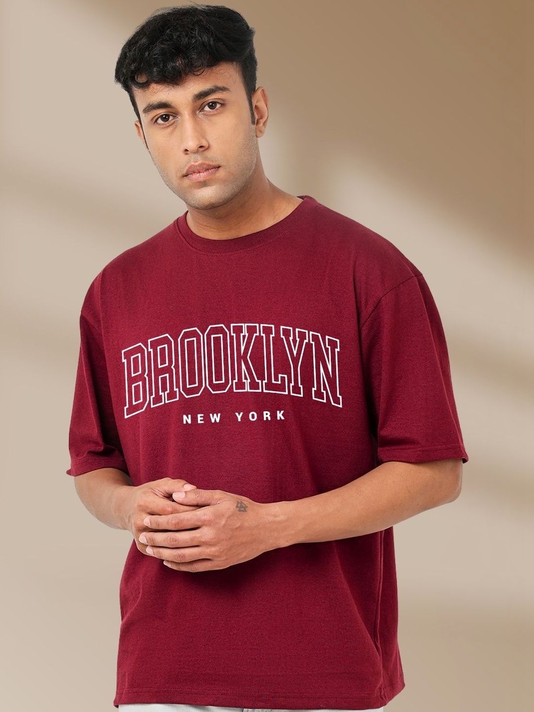 Cool Plus Men Typography Printed T-shirt
