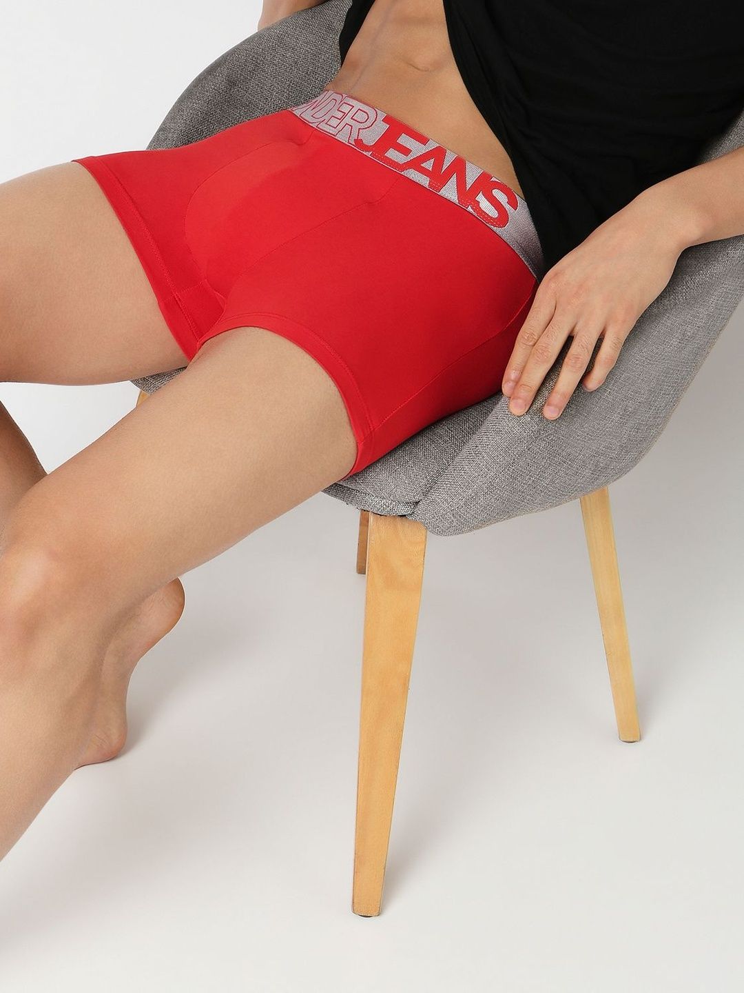 UnderJeans by Spykar Pack of 2 Cotton Blend Solid Trunks