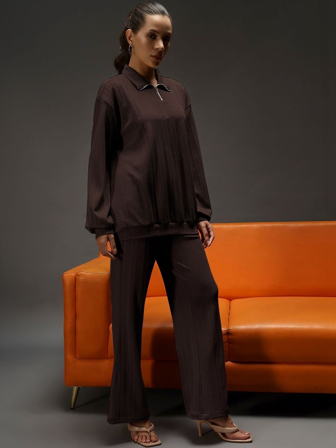 GENZILOOKS Dyed T-shirt with Trousers