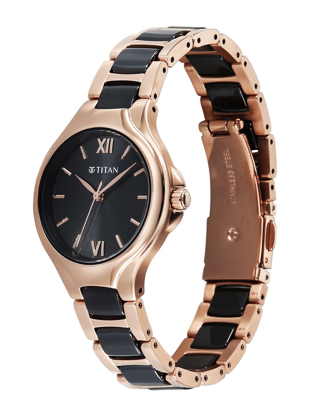 Work Essentials Black Dial Quartz Analog Watch - 95380KD01