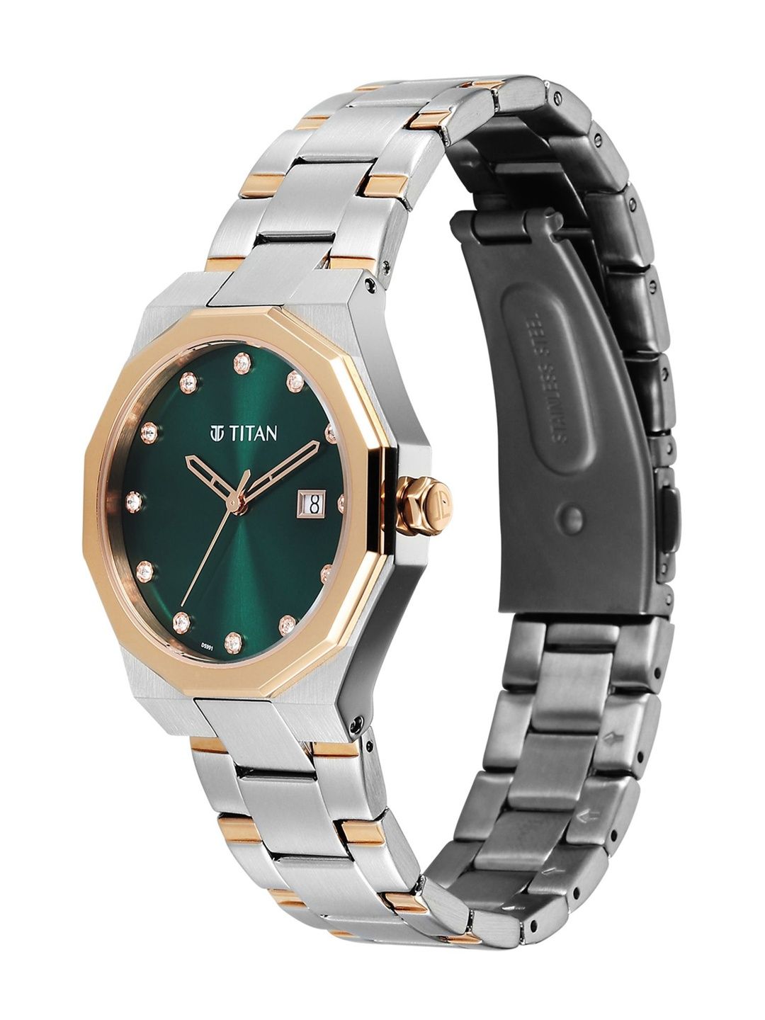 Radiance Green Dial Quartz Analog Watch - 95376KM01