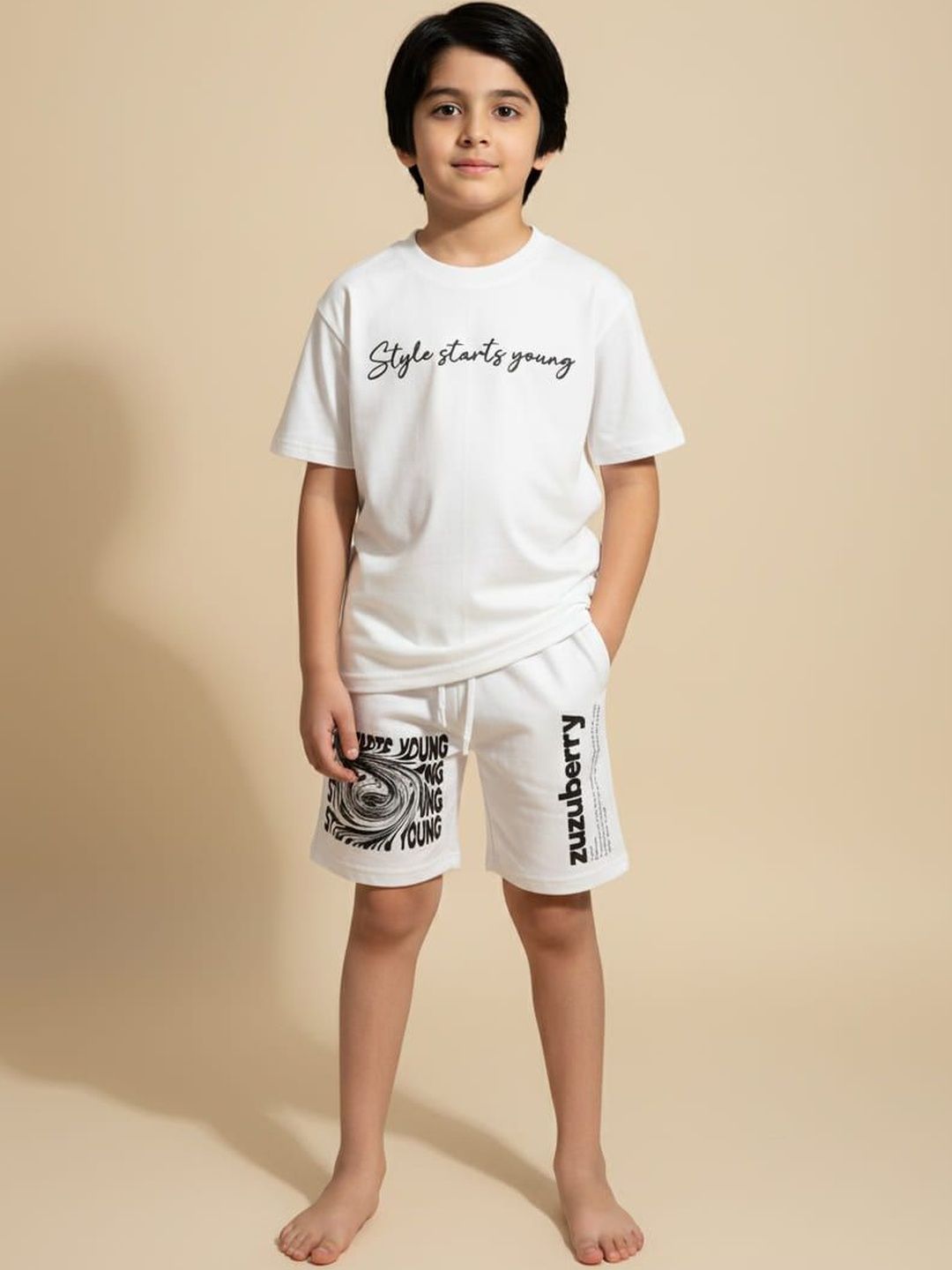 Zuzuberry Kids Printed Cotton Tshirt