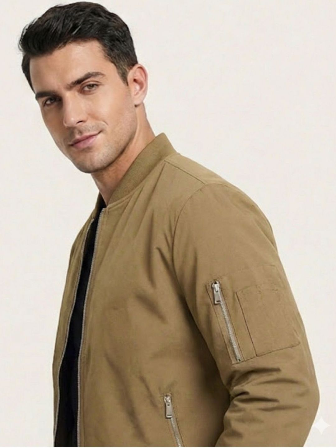 MIA FASHION Men Lightweight Bomber Jacket