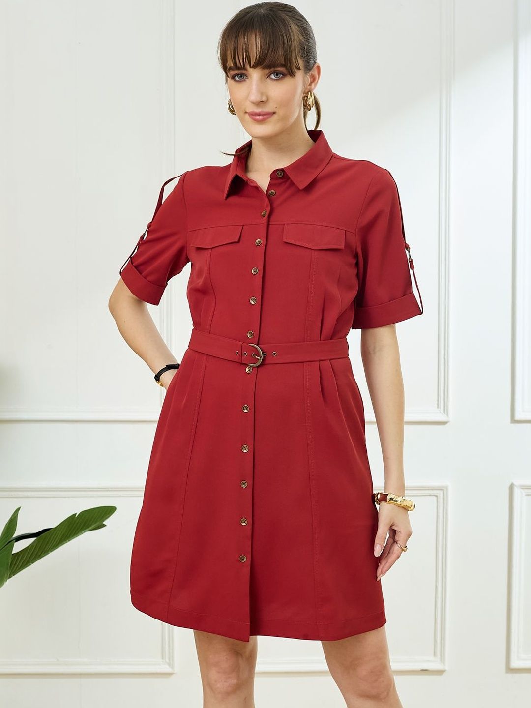 latin quarters red dress Latin Quarters Red Casual Dress