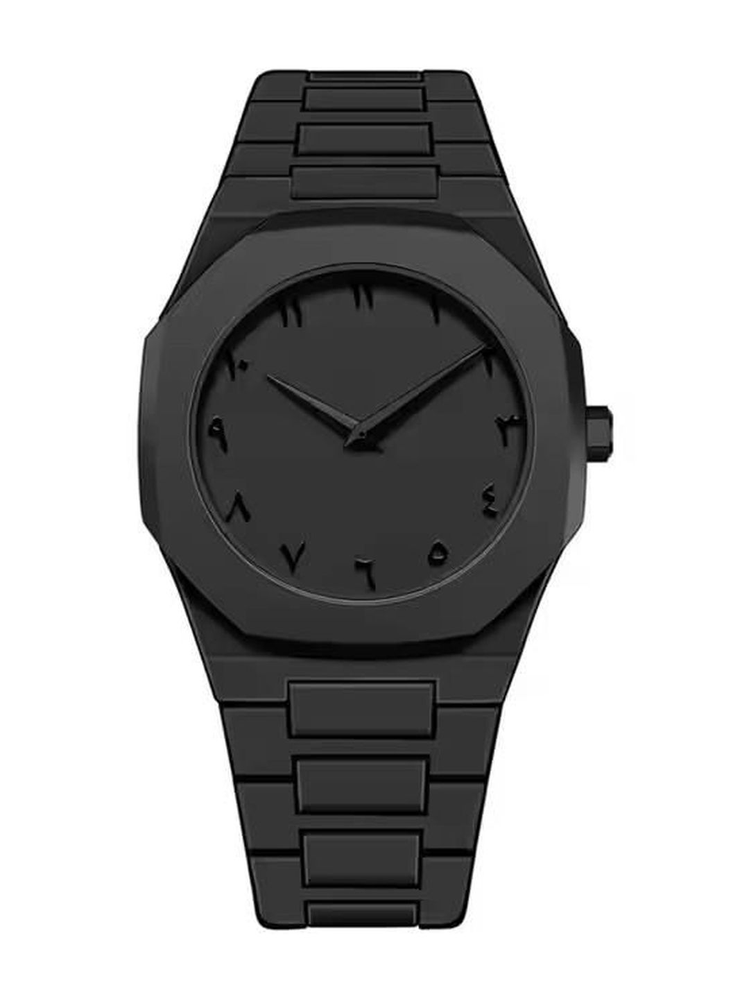 Brostin Brostin Unisex Dial & Bracelet Style Straps Analogue Watches Black Sabr Watch
