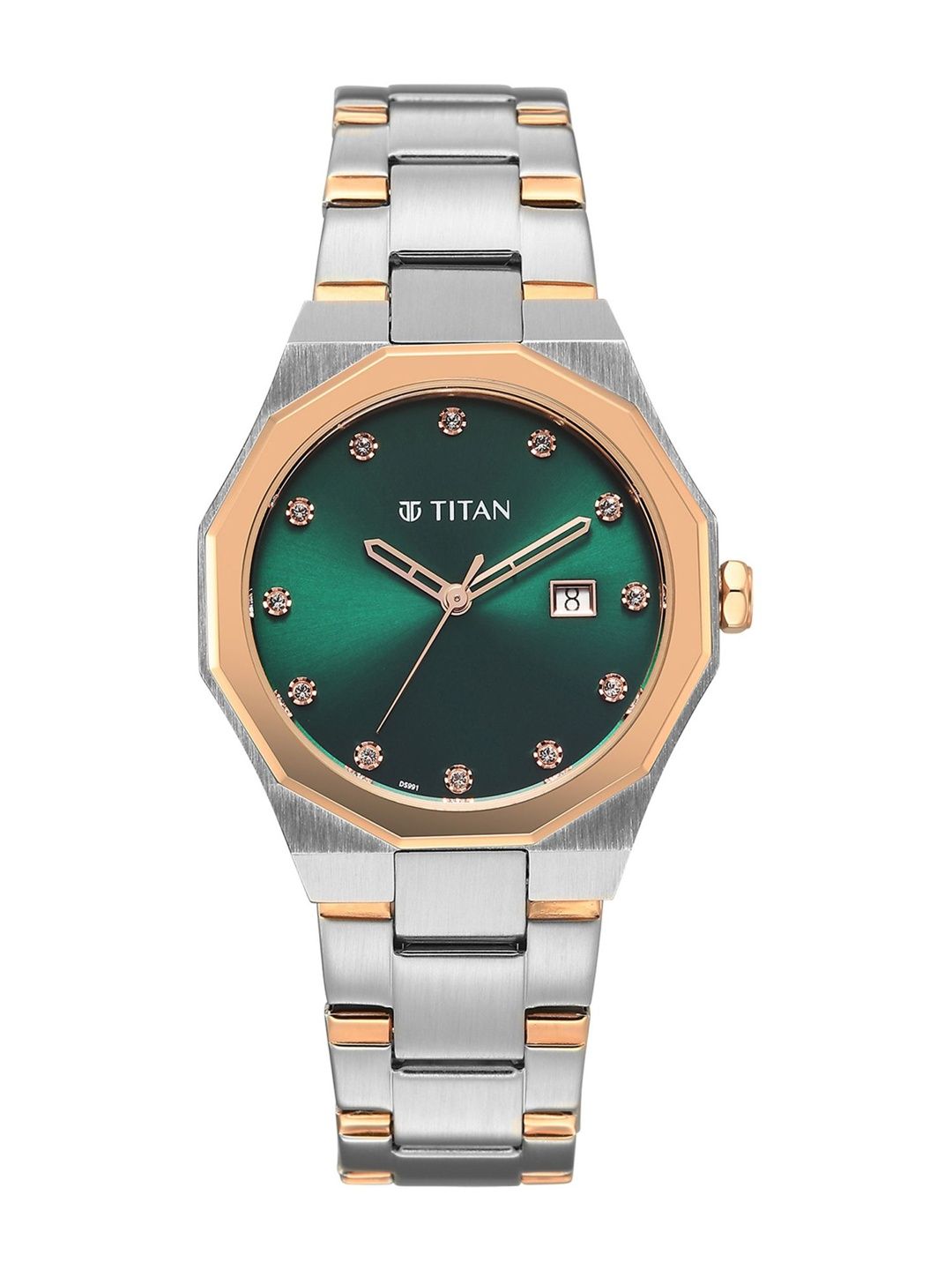 Radiance Green Dial Quartz Analog Watch - 95376KM01