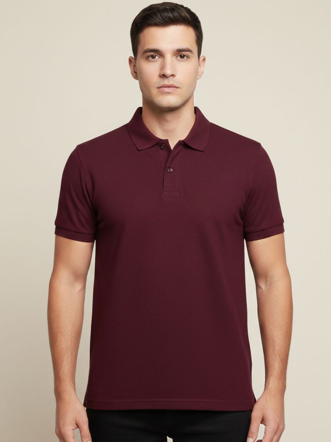 Moda Rapido Men Polo Collar T-shirt
