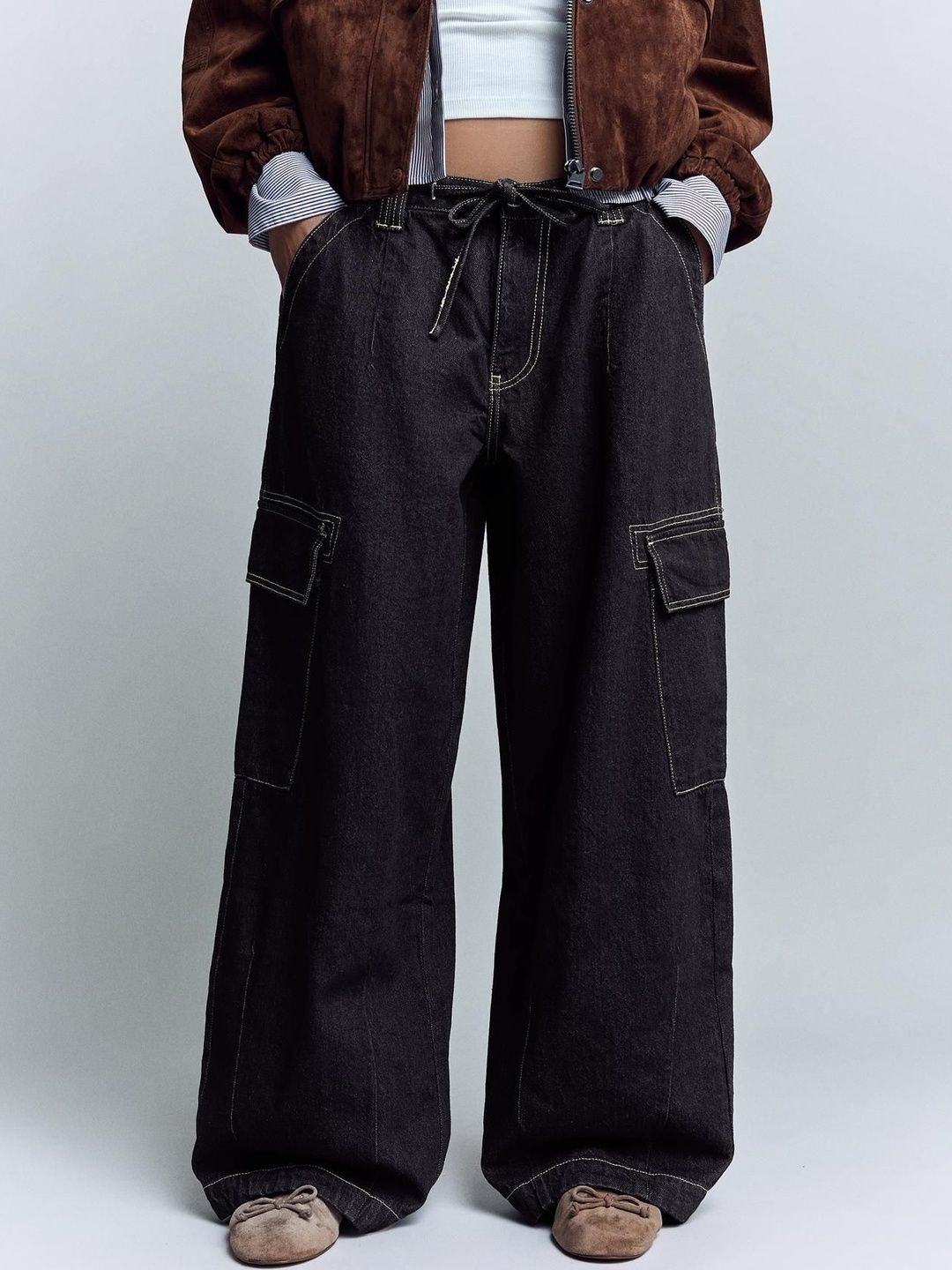 Parachute cargo jeans