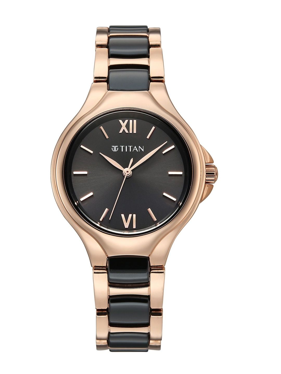 Work Essentials Black Dial Quartz Analog Watch - 95380KD01
