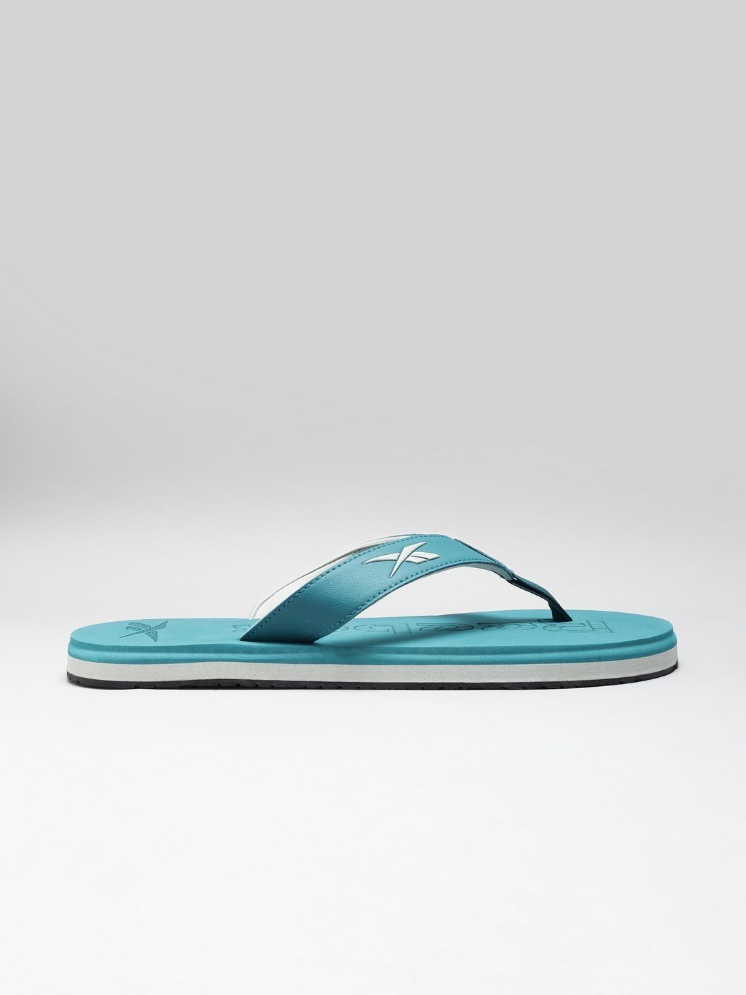 Reebok Men Brand Logo Printed Thongs Flip Flops