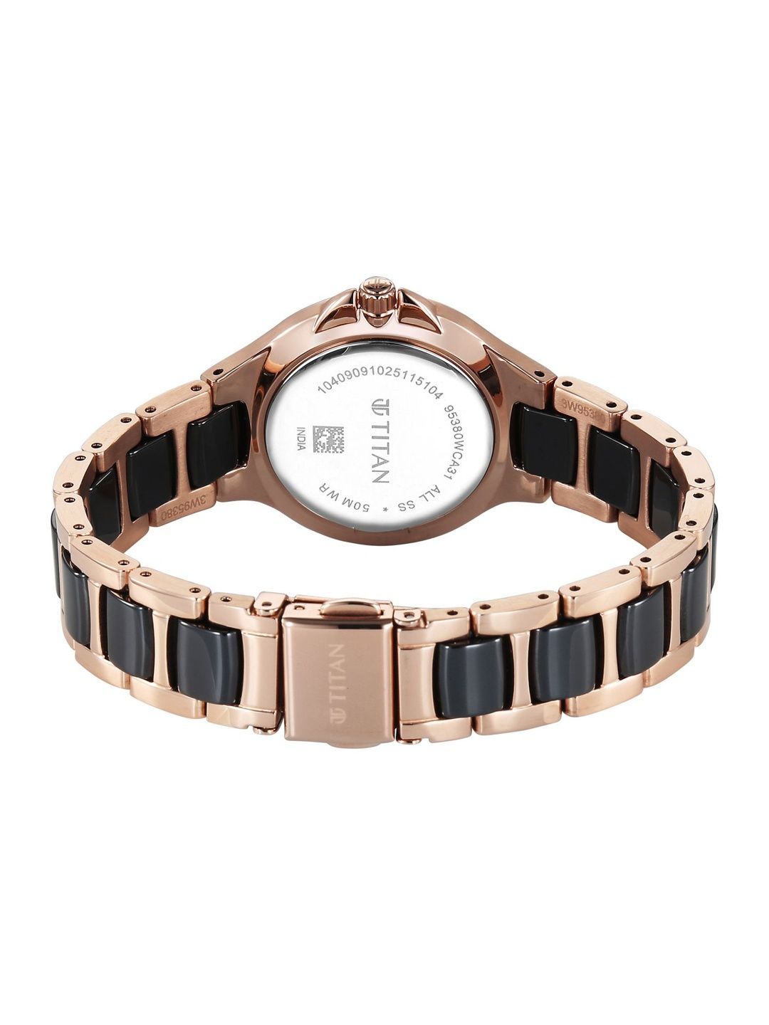 Work Essentials Black Dial Quartz Analog Watch - 95380KD01