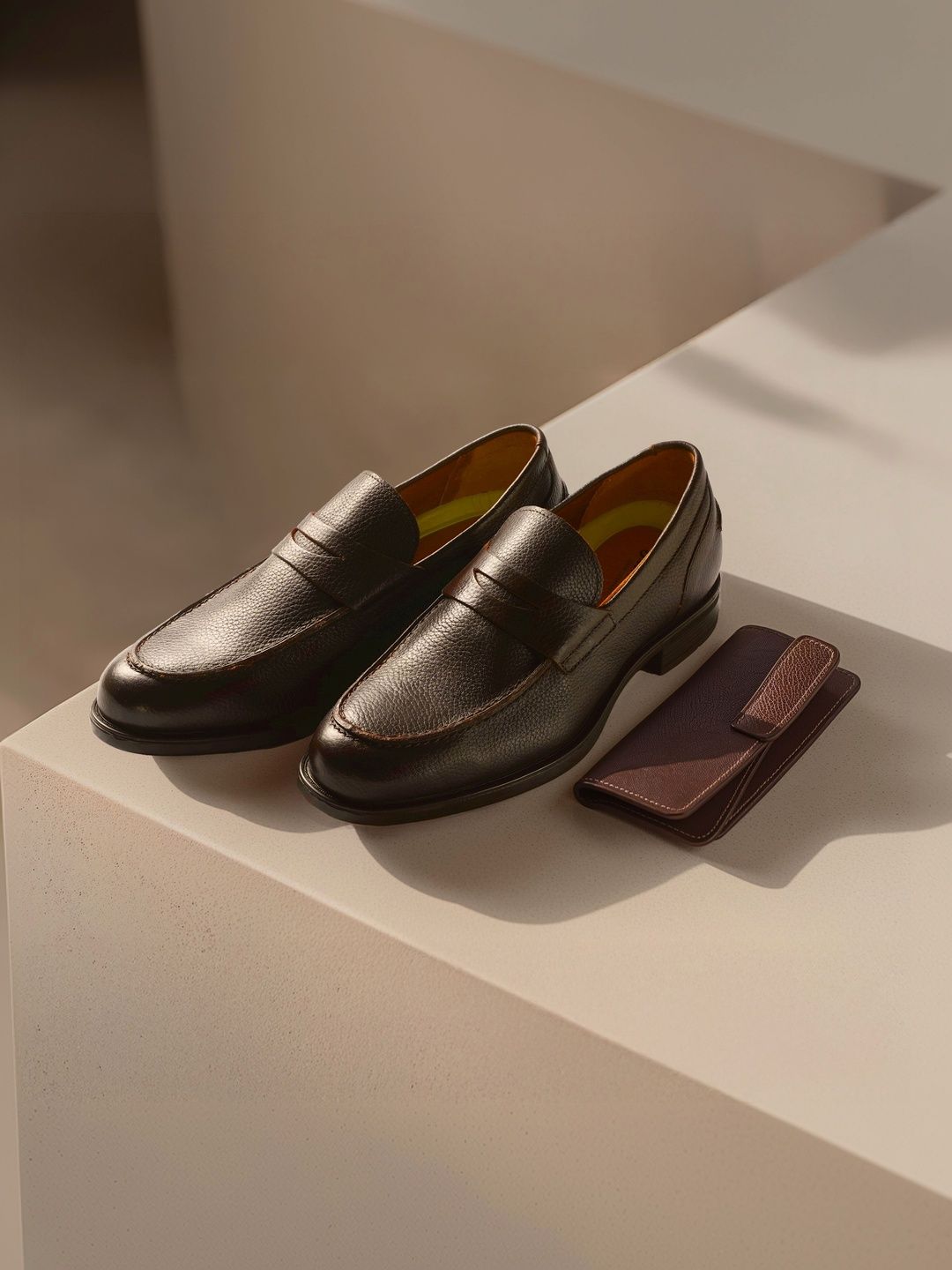 Florsheim Men Brown Formal Slip-on Shoes