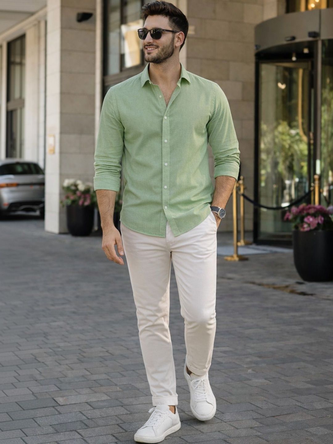 HERE&NOW Men Comfort Casual Shirt