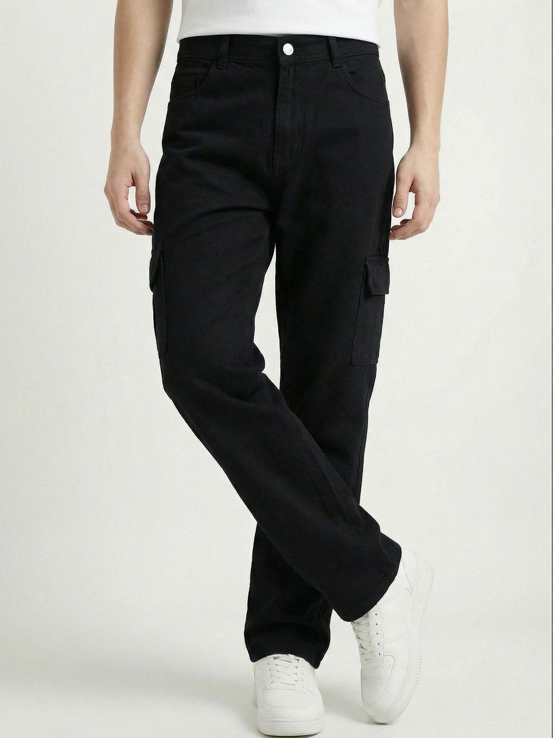 glitchez Men Classic Mid-Rise Stretchable Jeans