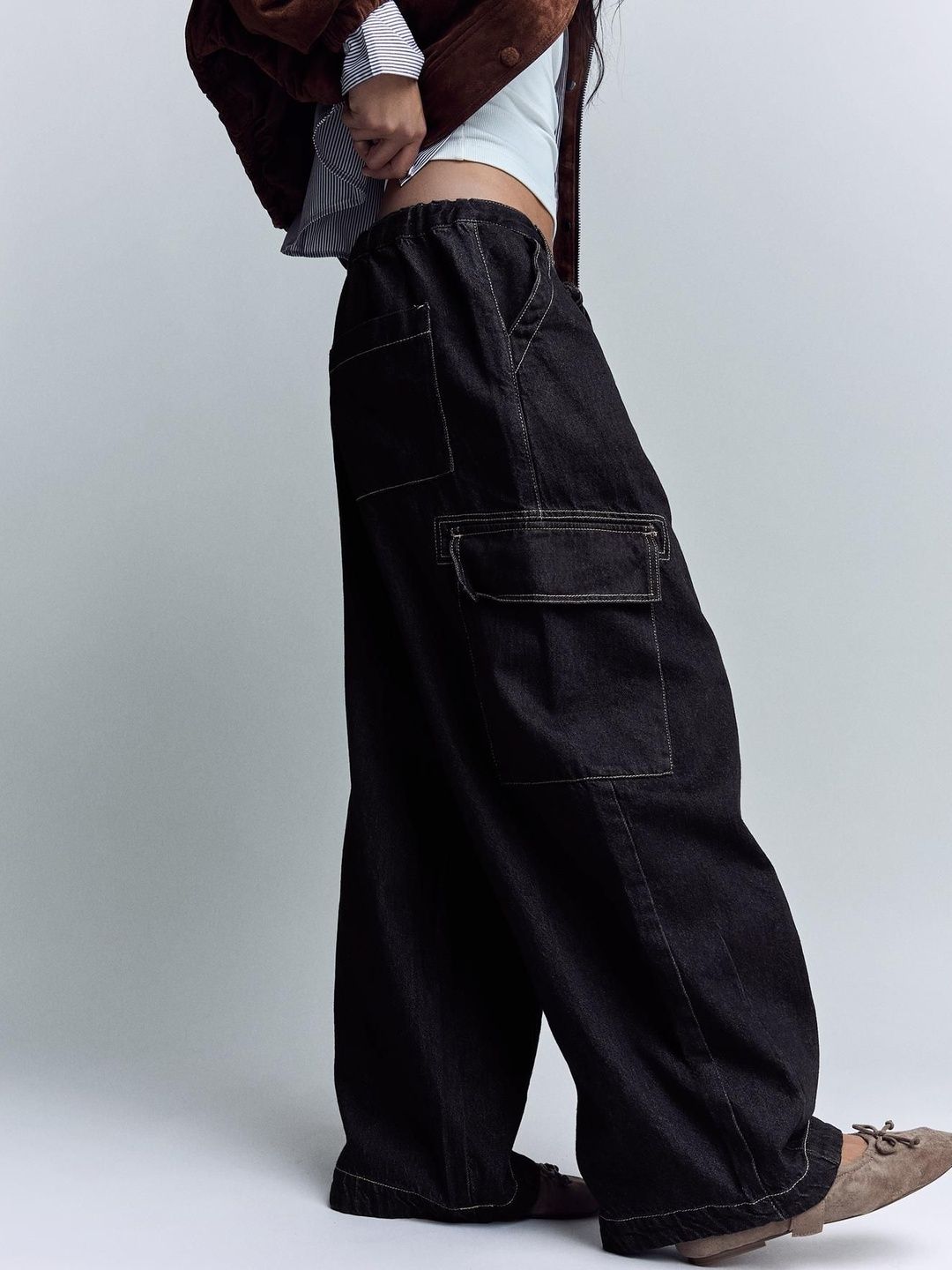 Parachute cargo jeans
