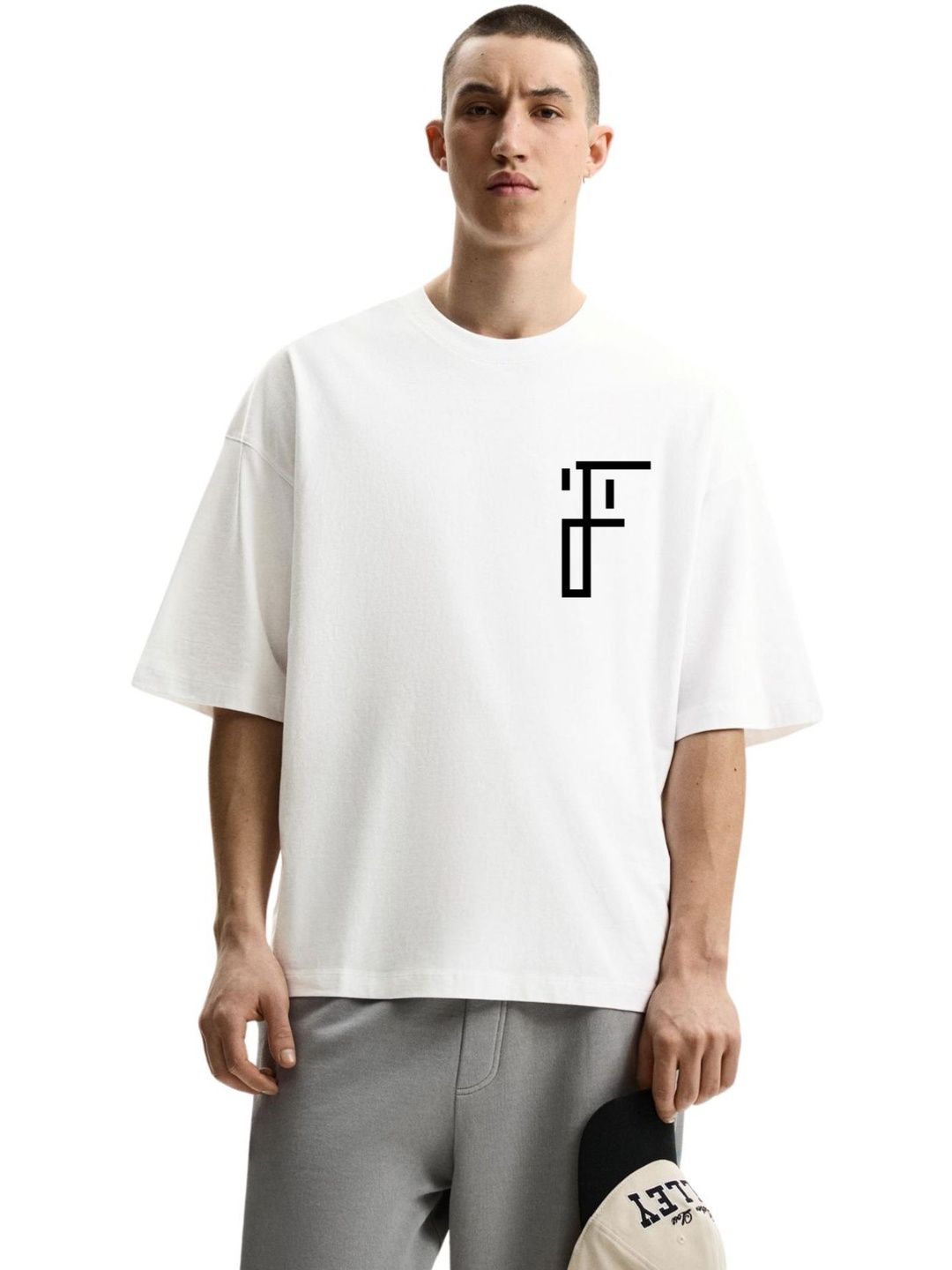 Texllo Men Graphic Oversized Cotton T-shirt