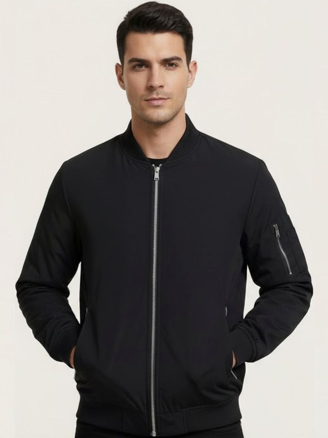 MIA FASHION Men Lightweight Bomber Jacket