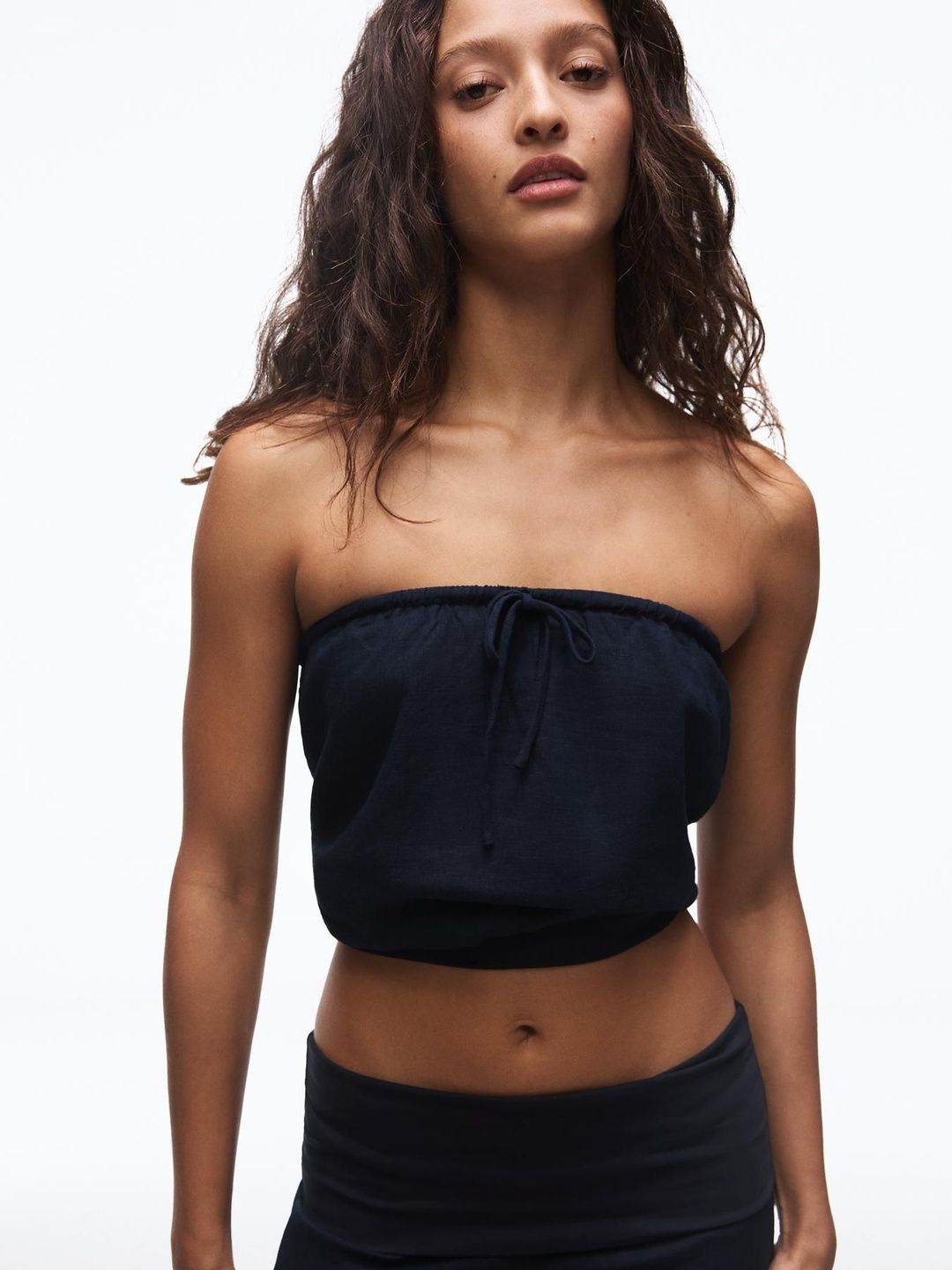 Buy Koton Solid Strapless Crop Tube Top - Tops for Women 29964227
