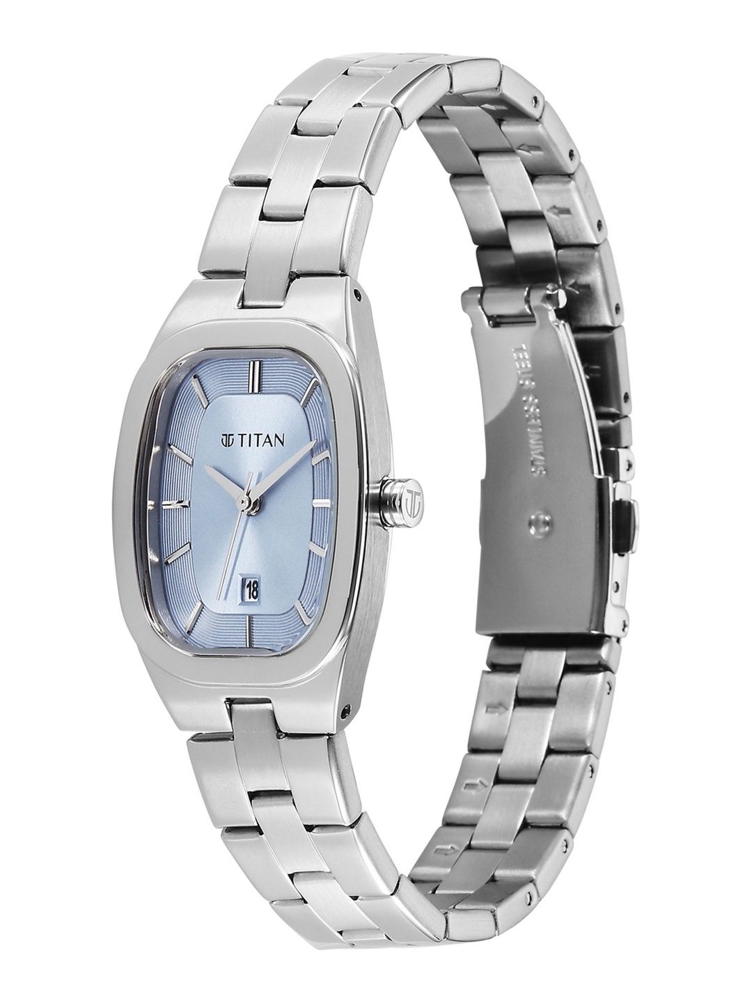 Work Essentials Lt Blue Dial Quartz Analog Watch - 95378SM01