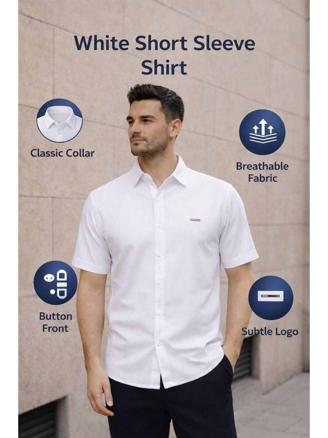 Parcel Yard Men Modern Casual Shirt