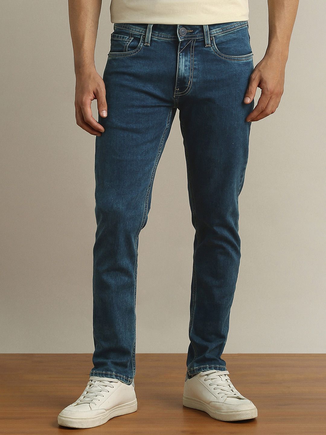 Peter England Casuals Men Mid-Rise Slim Fit Jeans
