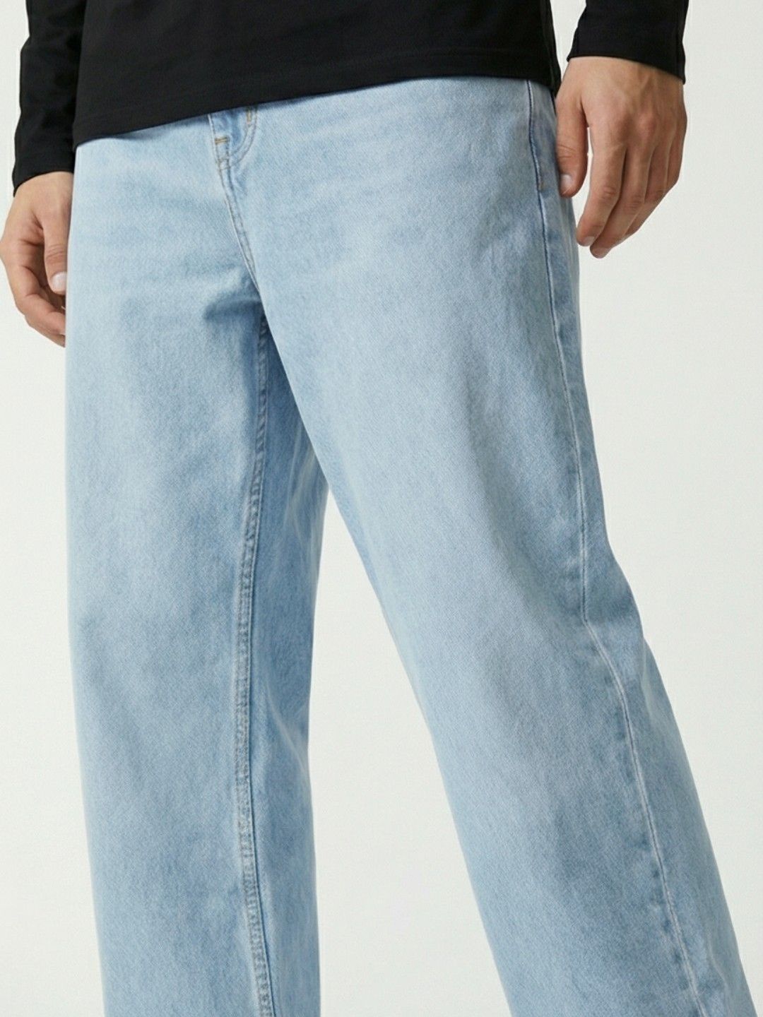 Buy Encrypt Men Classic Mid-Rise Light Fade Stretchable Jeans