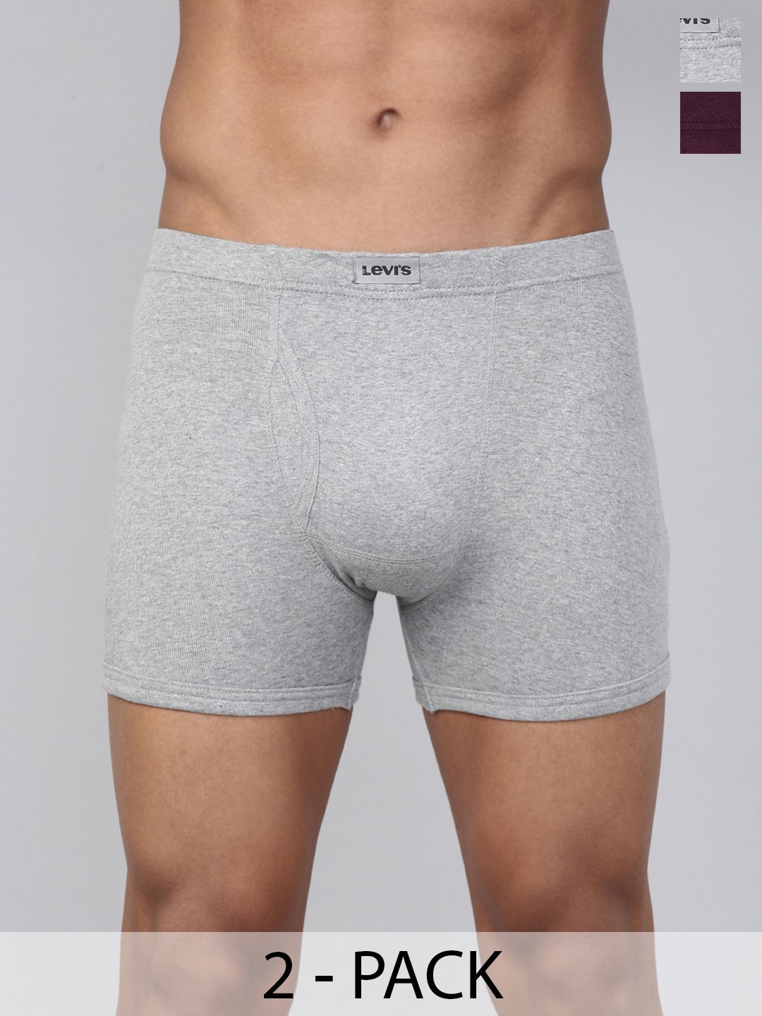 Levis Men Pack of 2 Solid Trunks