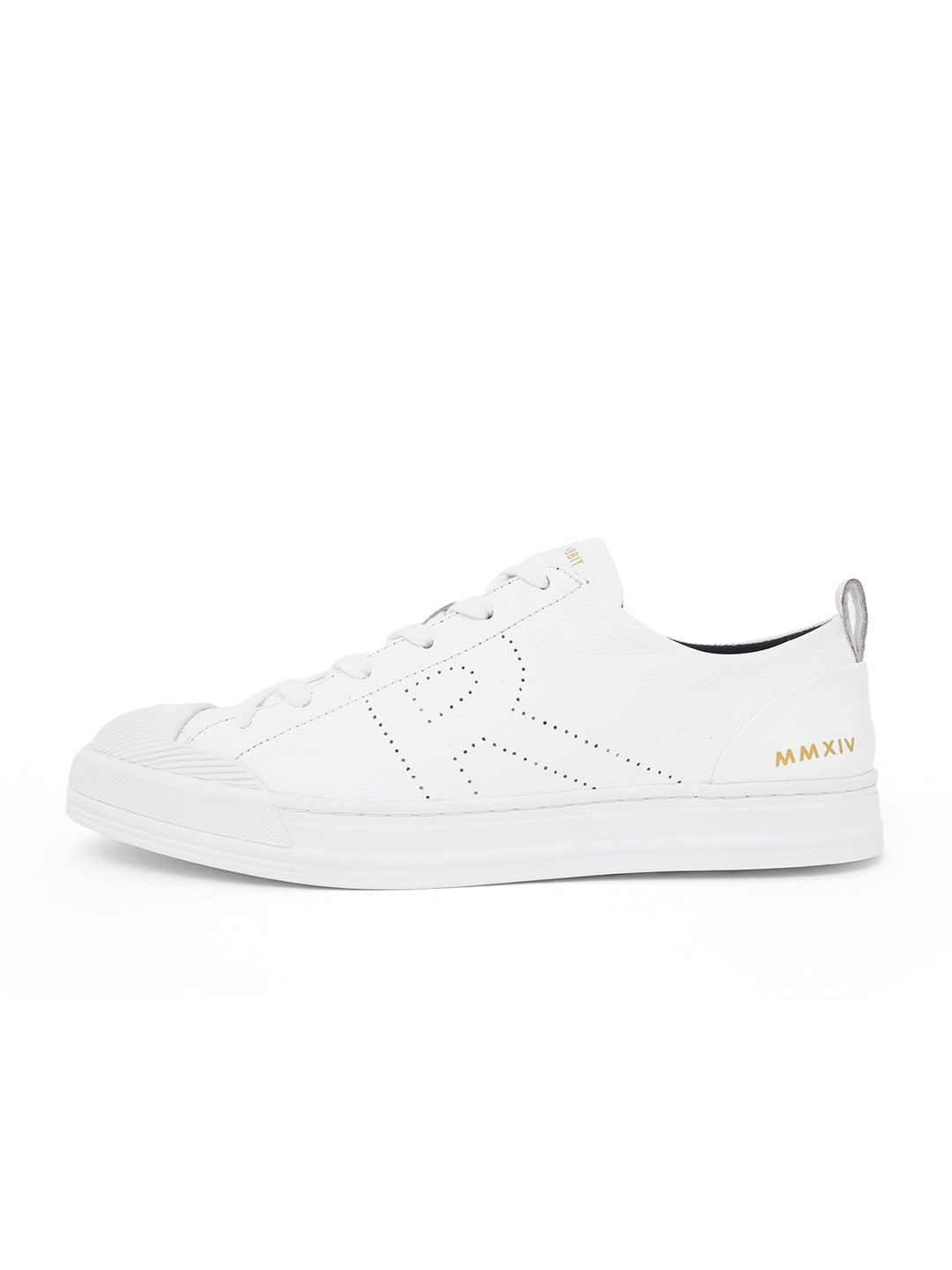 RARE RABBIT Men Sauron Pro Perforations Leather Sneakers