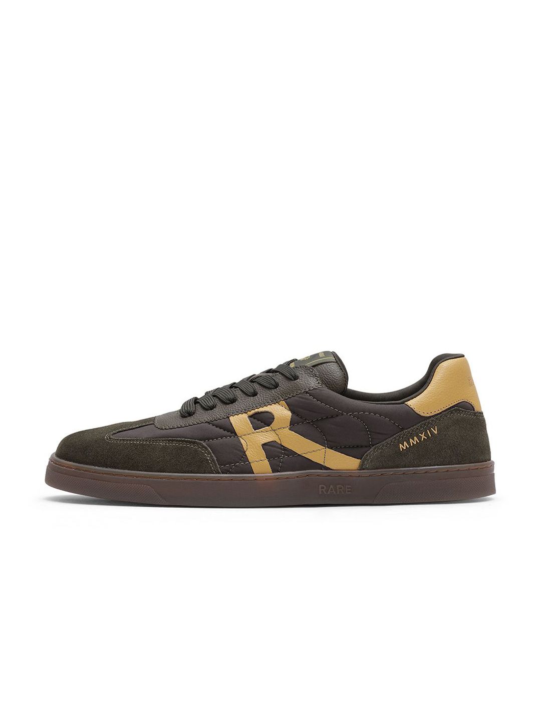 RARE RABBIT Men Colourblocked Leather Lace-Ups Sneakers
