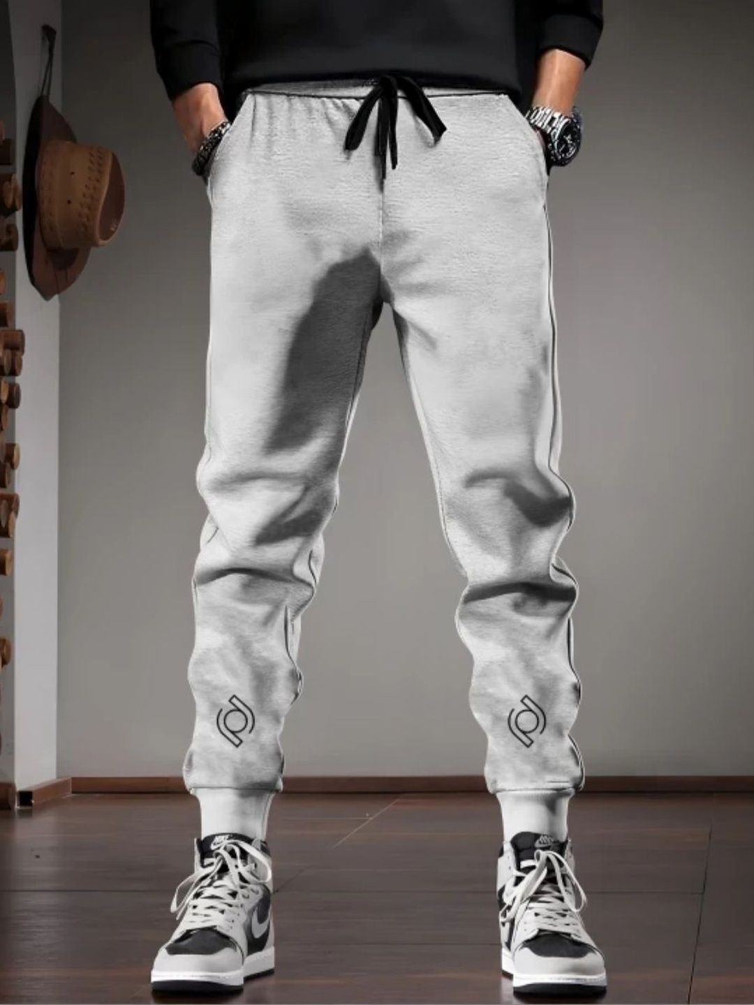 Metronaut Men Pack of 2 Tapered Fit Graphic Print Joggers