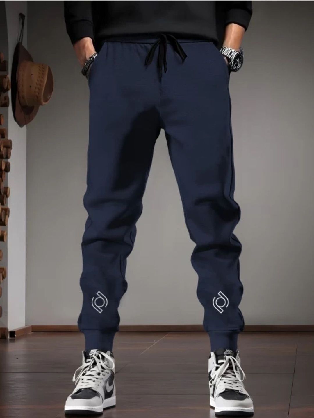 Metronaut Men Pack of 2 Regular Fit Brand Logo Training Joggers