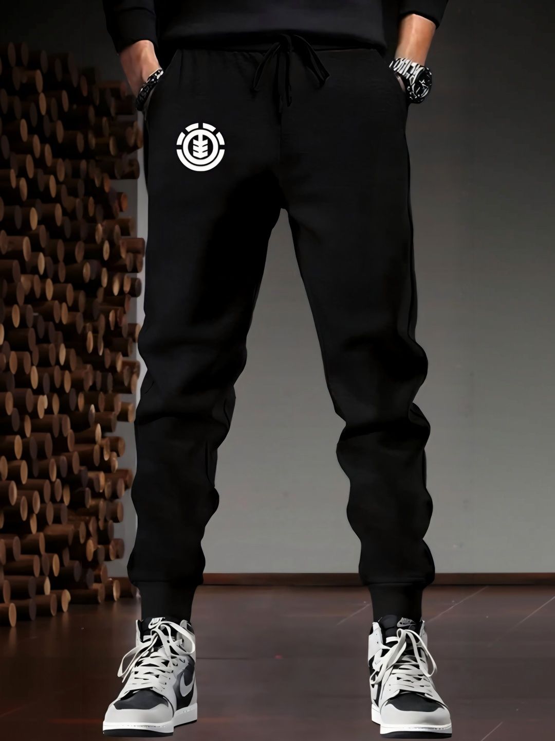 Metronaut Men Pack of 2 Regular Fit Brand Logo Training Joggers