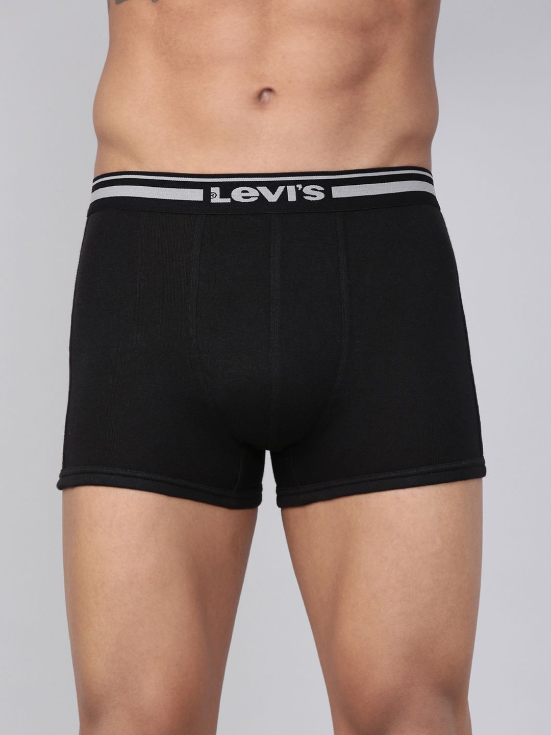 Levis Men Solid Cotton Rib Ultrasoft Waistband with Shorter Length Trunk