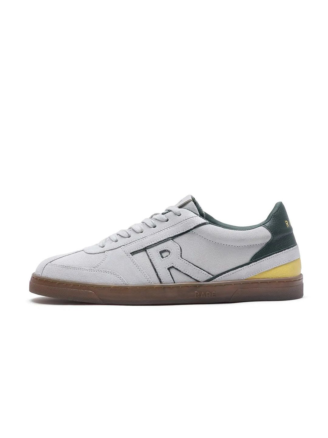 RARE RABBIT Men Suede Round Toe Lace-Ups Sneakers