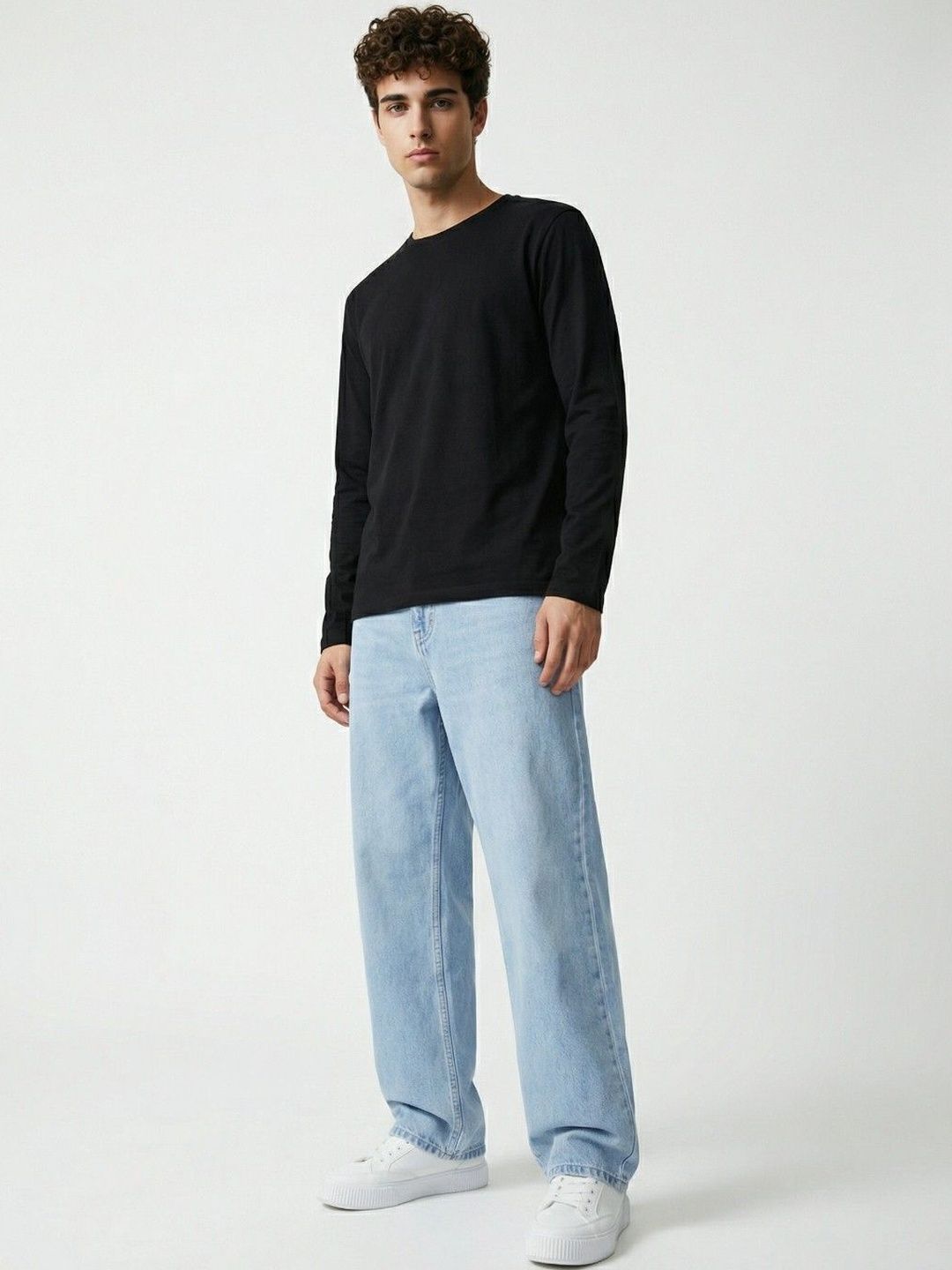 Buy Encrypt Men Classic Mid-Rise Light Fade Stretchable Jeans