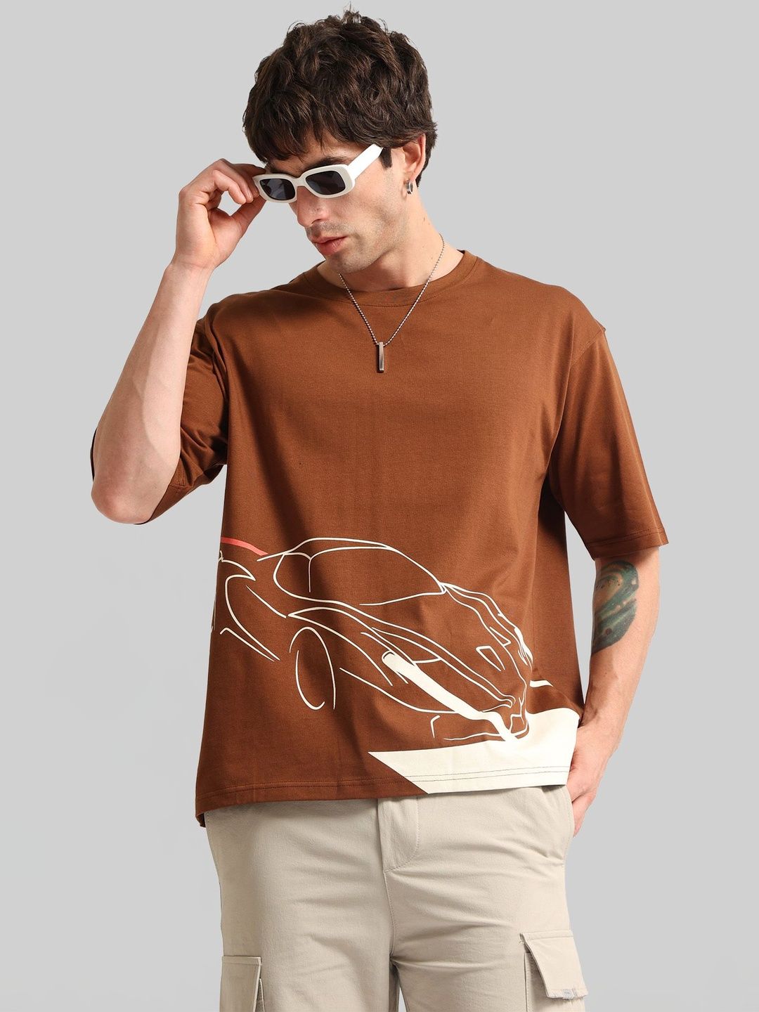 Maniac Men Printed T-shirt