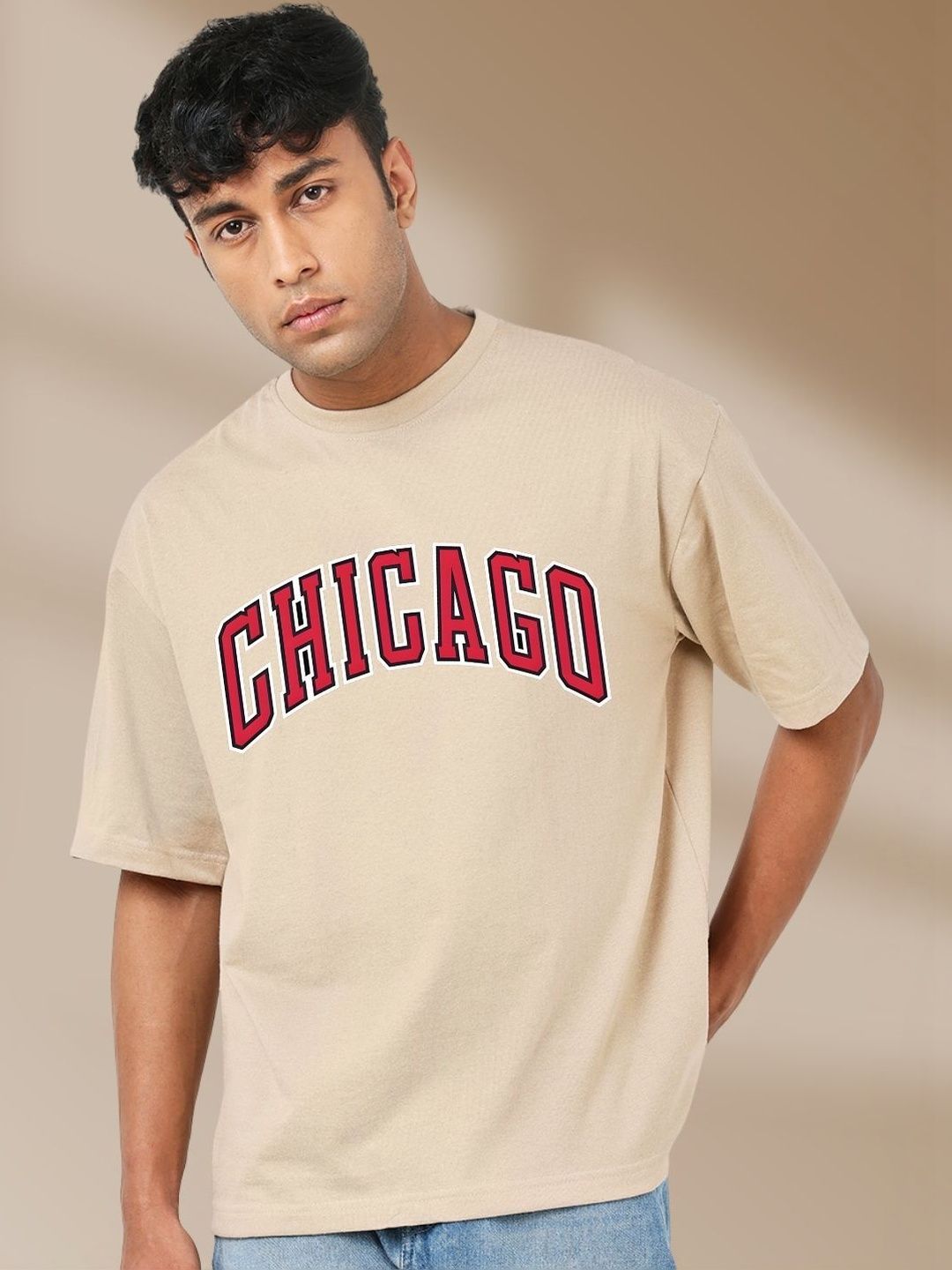 Cool Plus Men Typography Printed T-shirt