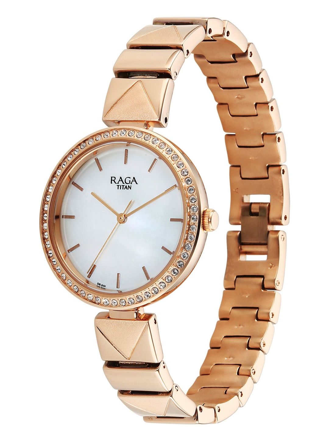 Raga Allure White Mother Of Pearl Dial Quartz Analog Watch - 2787WM01