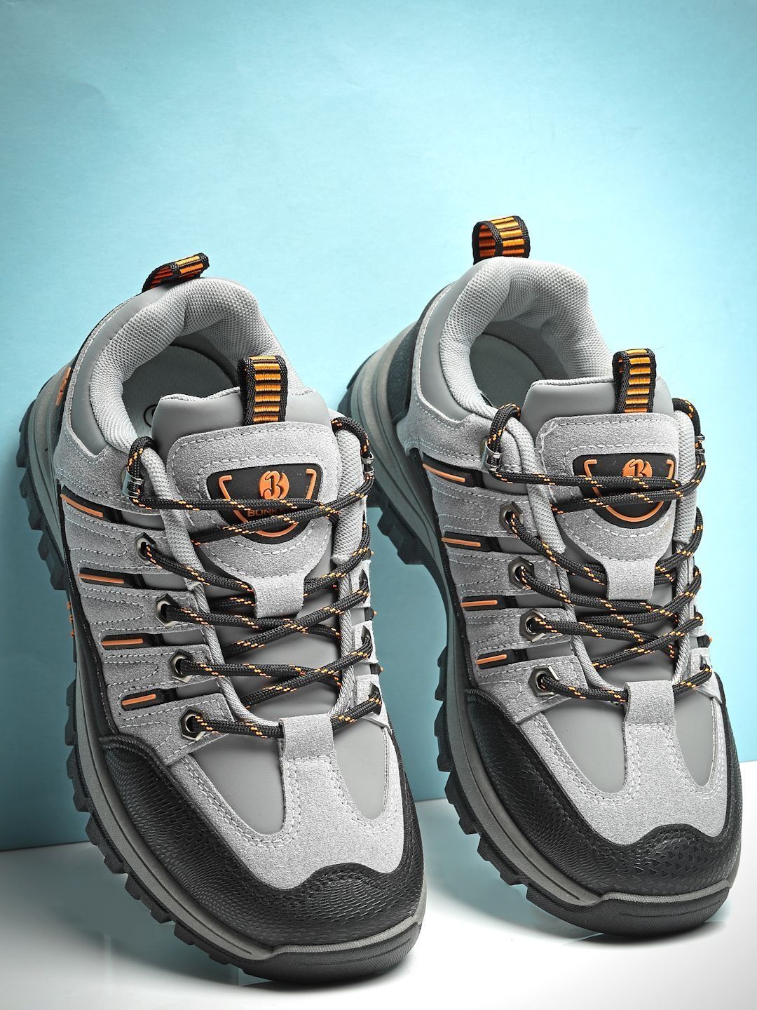 Bonkerz Men Mesh Trekking Non-Marking Shoes
