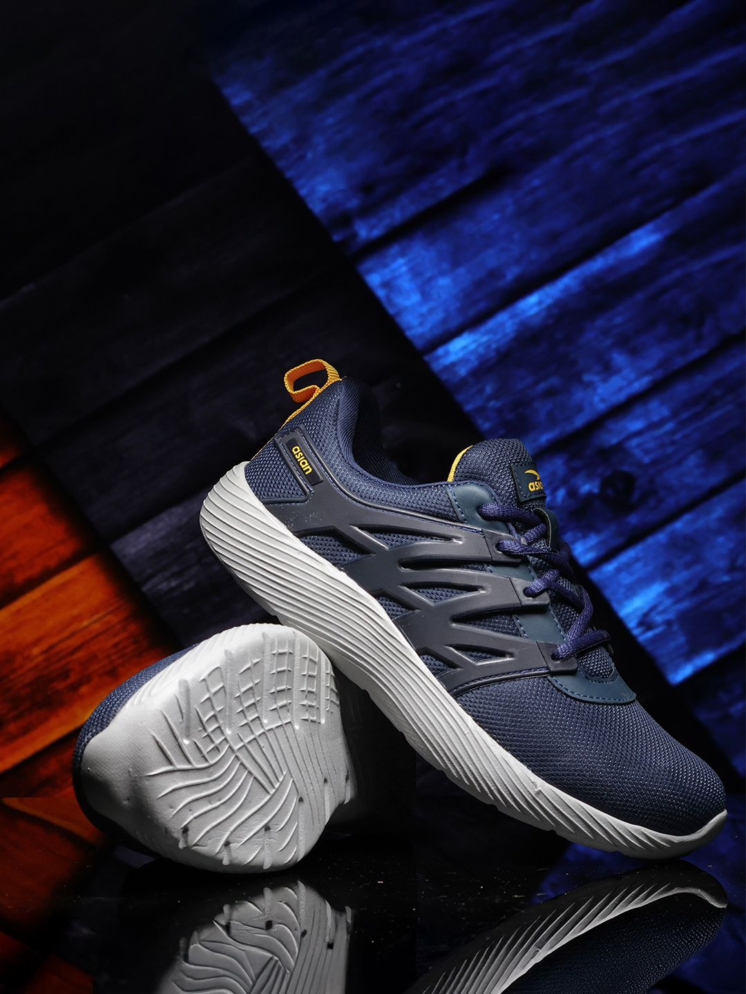 ASIAN Men Mesh Running Non-Marking Shoes