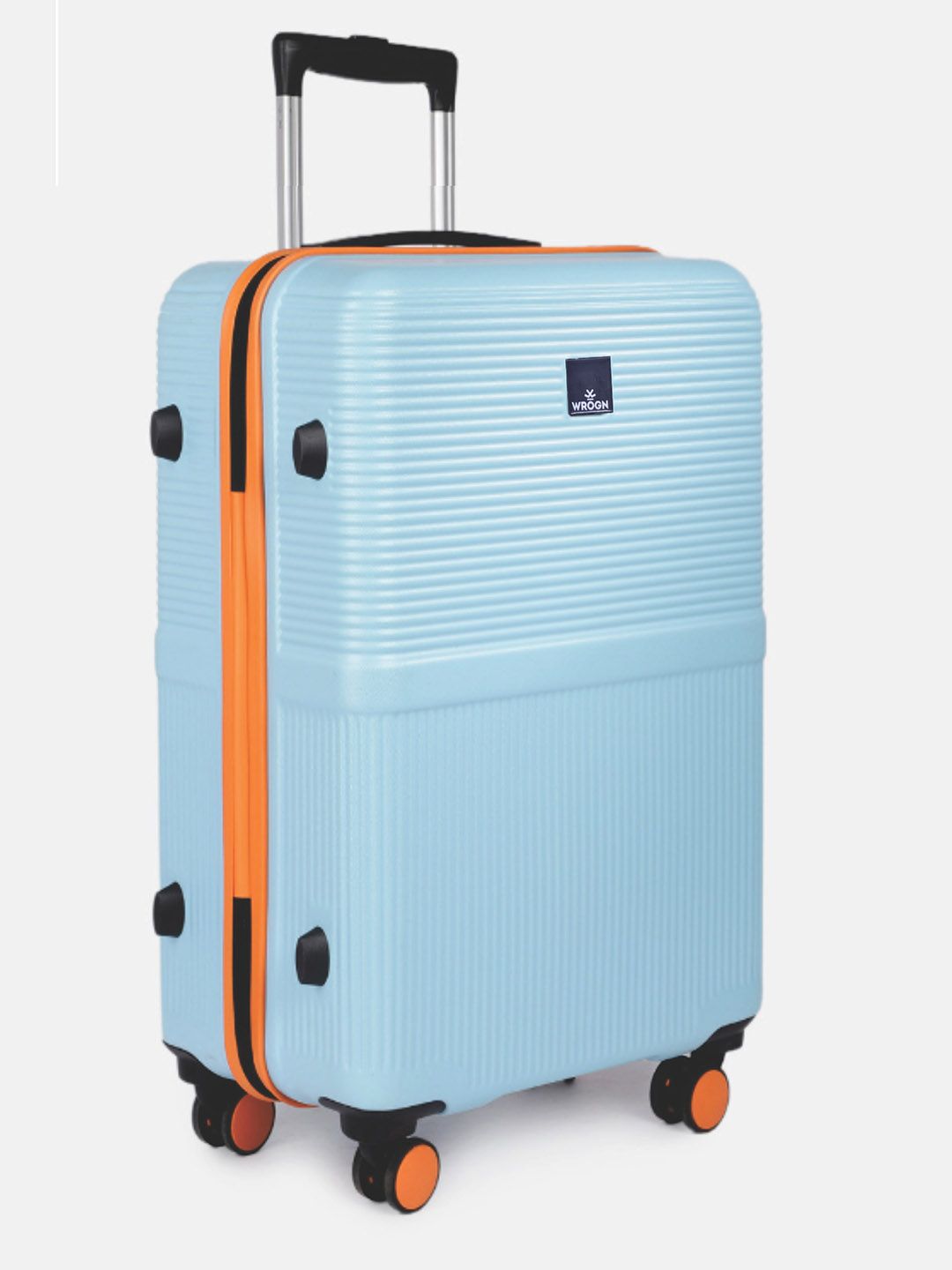 WROGN Hard-Sided Self-Design Large Trolley Suitcase - Volume 101 L