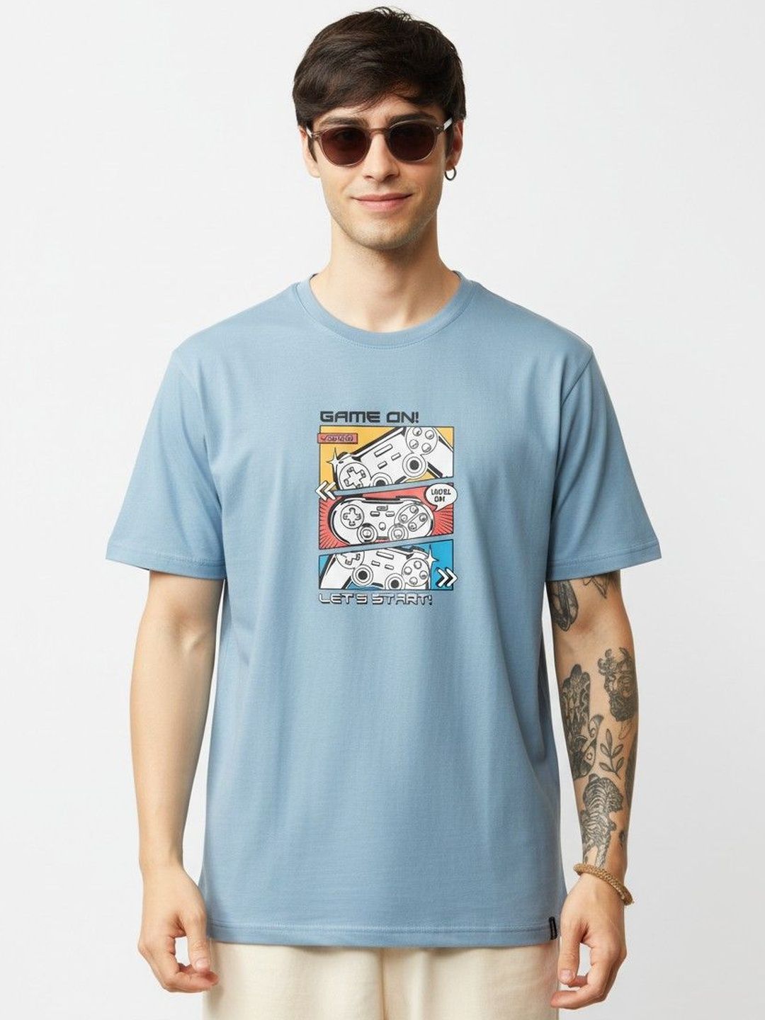 OUTLAWS Men Printed T-shirt