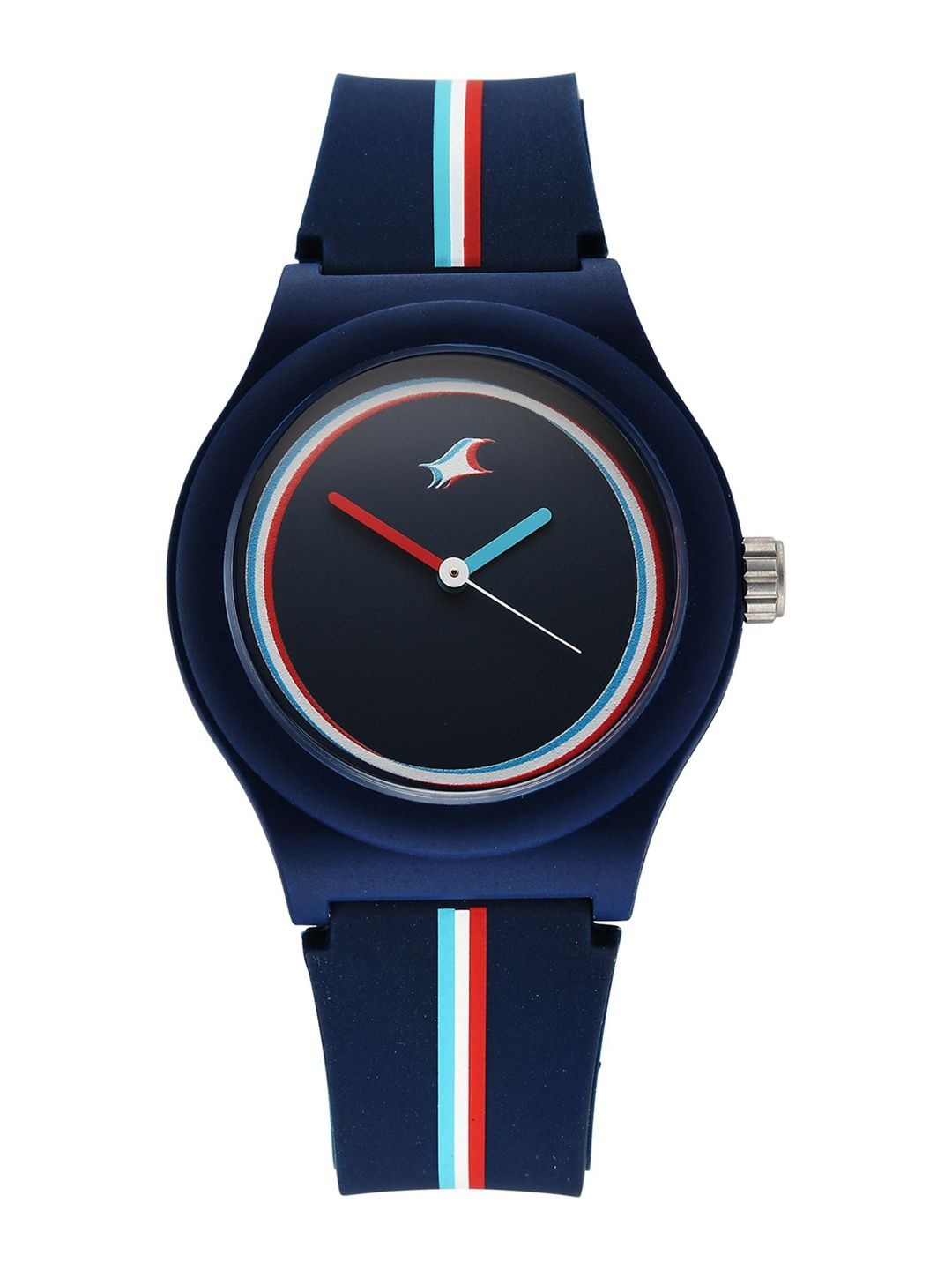 Fastrack Tees Girls Zine Blue Dial Quartz Analog Watch - 38037PP25W