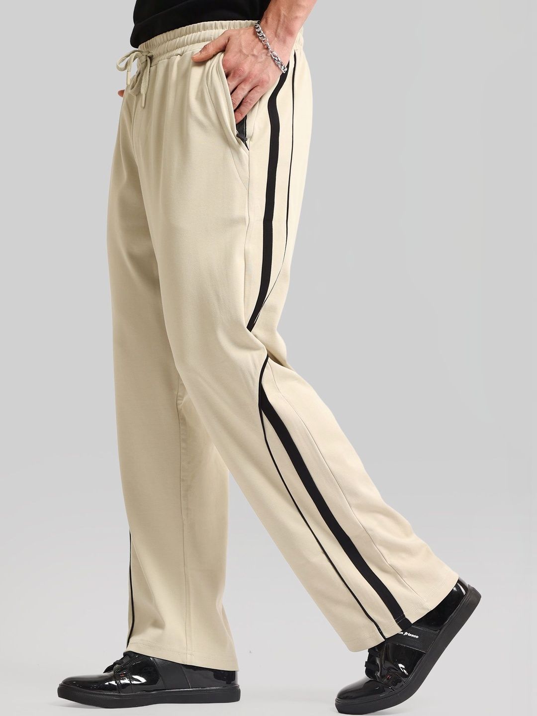 Maniac Men Biscuit Cross Wide-Leg Pants
