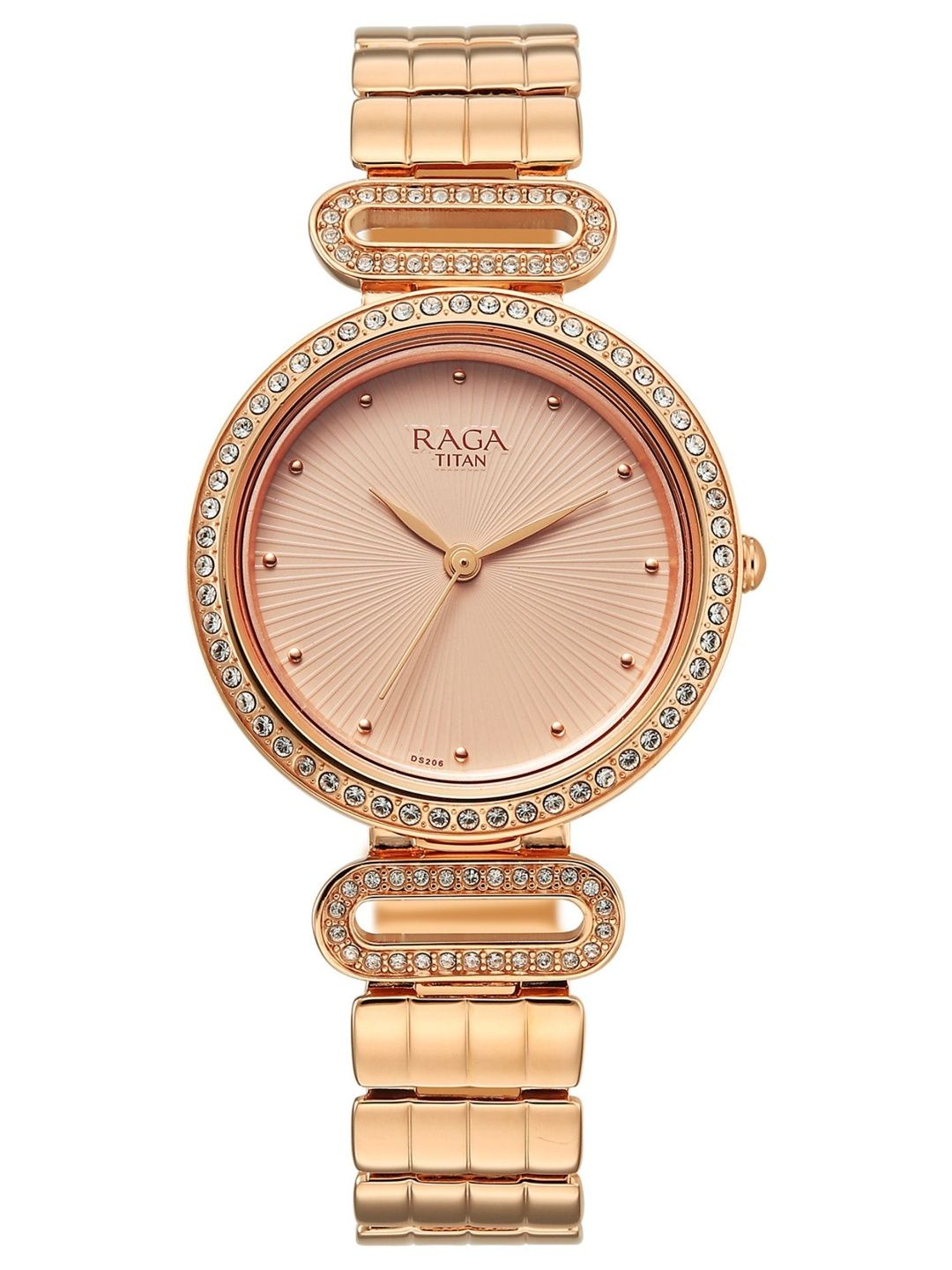 Raga Allure Rose Gold Dial Quartz Analog Watch - 2796WM01