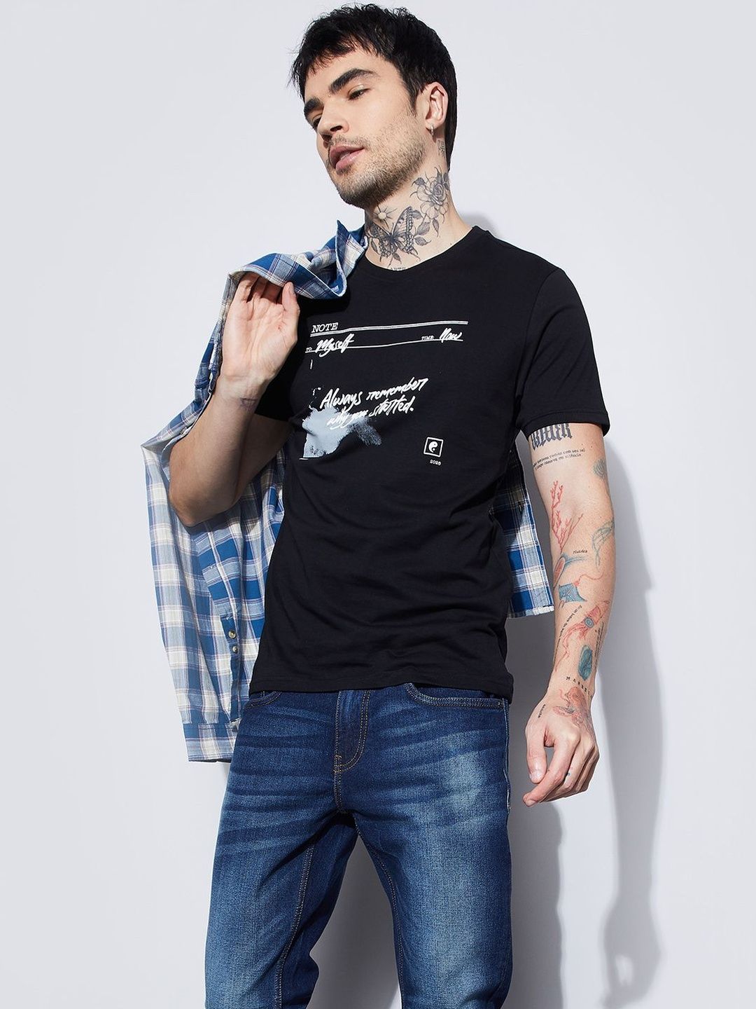 Forca by Lifestyle Men Typography Printed T-shirt
