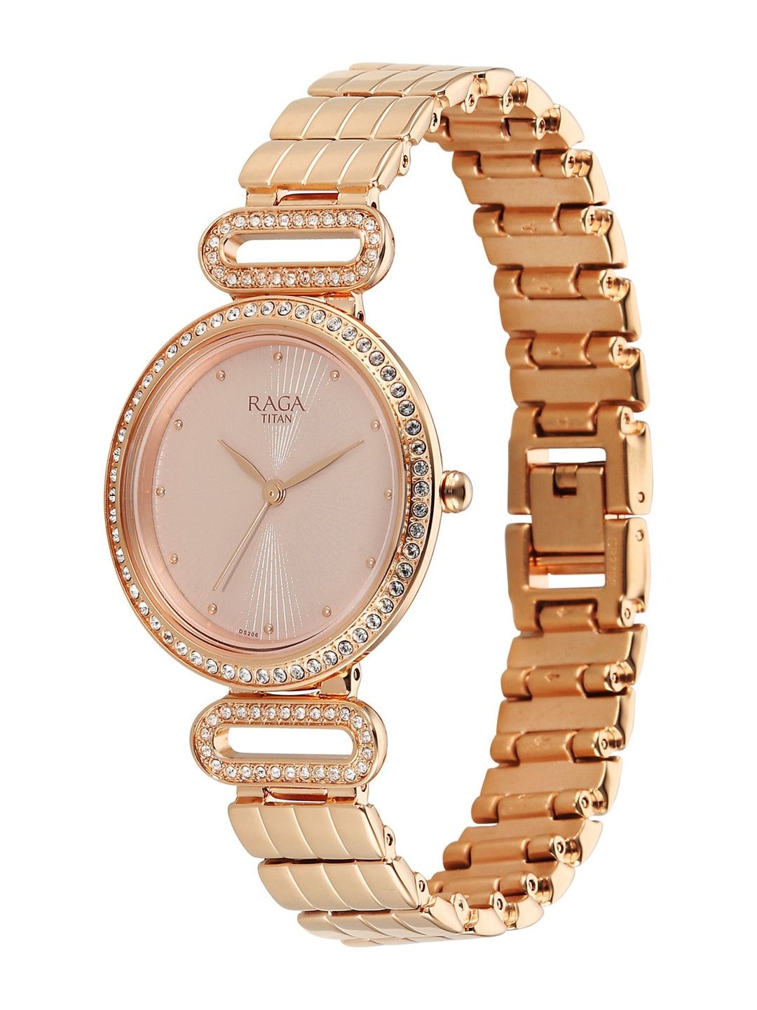 Raga Allure Rose Gold Dial Quartz Analog Watch - 2796WM01