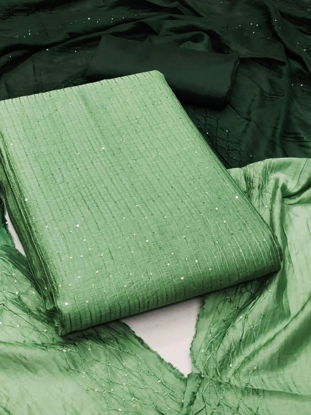 Dhaaga Ghar Embellished Unstitched Dress Material